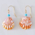 【サンライズシェル】 ピアス7 【サンライズシェル】 ピアス7