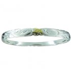 【シルバー】【バングル】イエローゴールドコーティングホヌバングル 【シルバー】【バングル】イエローゴールドコーティングホヌバングル