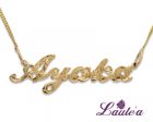 【オーダーメイド・トップ】【ゴールド】ネームネックレス  【オーダーメイド・トップ】【ゴールド】ネームネックレス