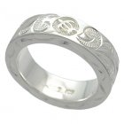 【シルバー】【リング】ホヌフラットリング6mm幅 【シルバー】【リング】ホヌフラットリング6mm幅